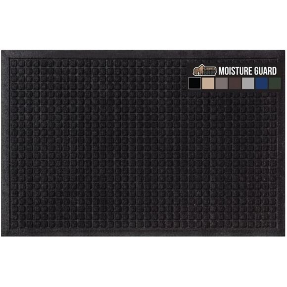 Ultra Absorbent Moisture Guard Doormat, Absorbs Up to 1.7 Cups of Water, Stain - Picture 1 of 7
